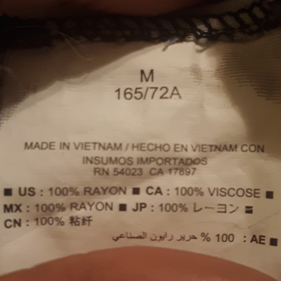 Old Navy Multicolor Tribal Aztec Printed Rayon Casual Cropped Pants Size M - Picture 6 of 6